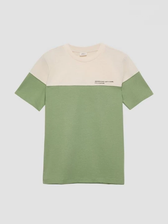 Foto van product T-shirt met kleurblokjes s.Oliver