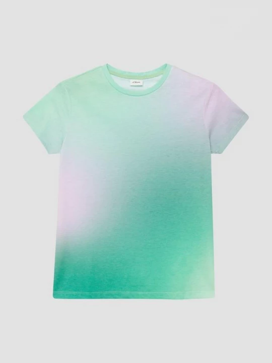 Foto van product T-shirt met kleurverloop in losse pasvorm s.Oliver