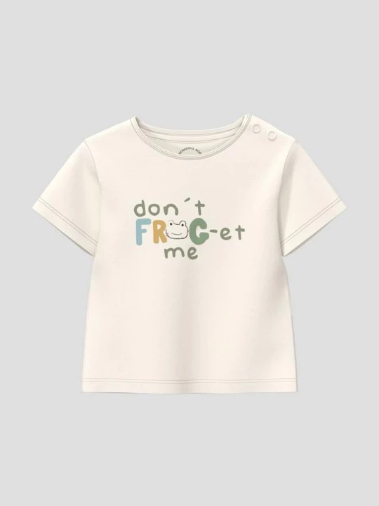Foto van product T-shirt met kunstwerk s.Oliver crème