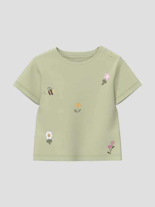 Foto van product T-shirt met kunstwerk s.Oliver groen