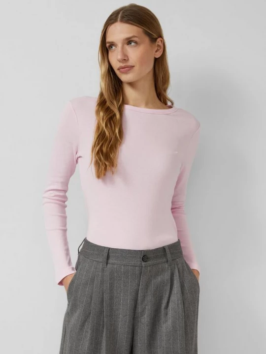Foto van product T-shirt met lange mouwen - zacht en licht elastisch s.Oliver roze