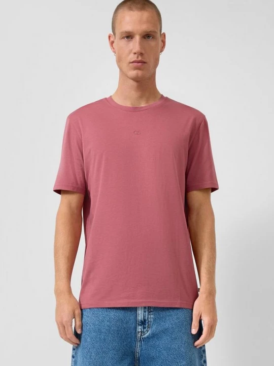 Foto van product T-shirt met logo-opdruk QS roze