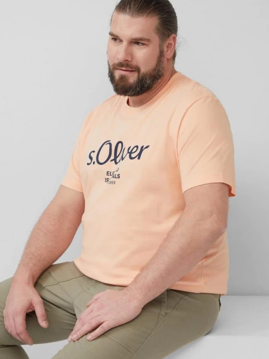 Foto van product T-shirt met logoprint s.Oliver