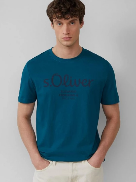 Foto van product T-shirt met logoprint s.Oliver