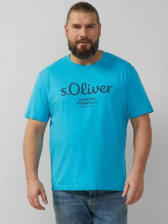 Foto van product T-shirt met logoprint s.Oliver