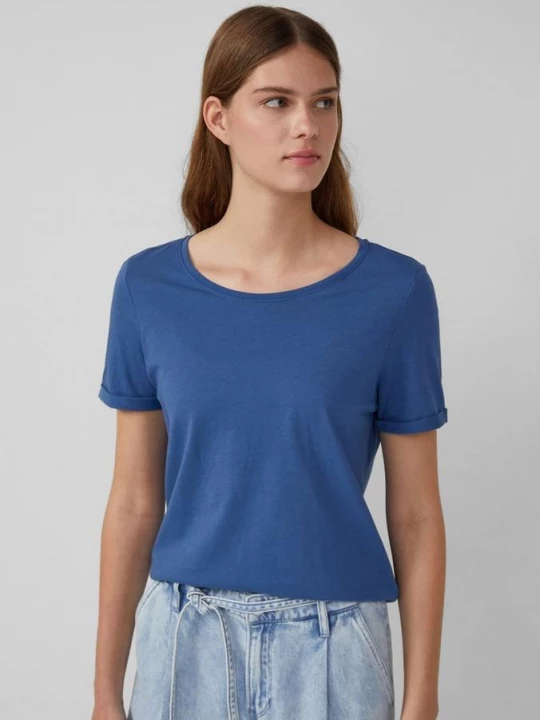 Foto van product T-shirt met mouwomslag s.Oliver blauw