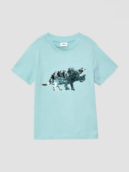 Foto van product T-shirt met omkeerbare dinosaurus met pailletten s.Oliver
