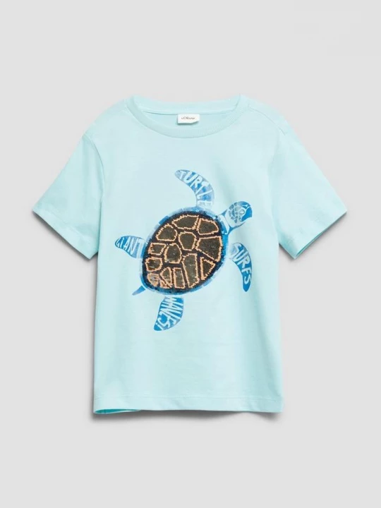 Foto van product T-shirt met omkeerbare pailletten s.Oliver