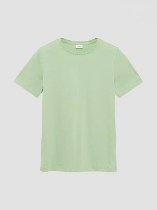 Foto van product T-shirt met opdruk op de rug s.Oliver groen