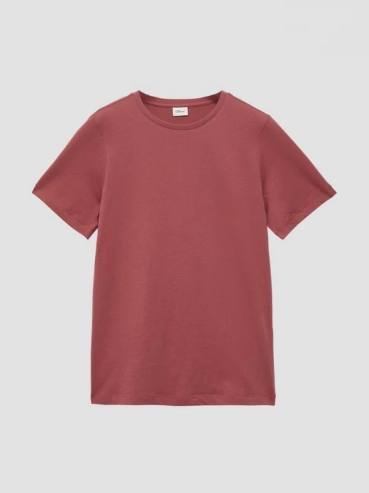 Foto van product T-shirt met opdruk op de rug s.Oliver rood