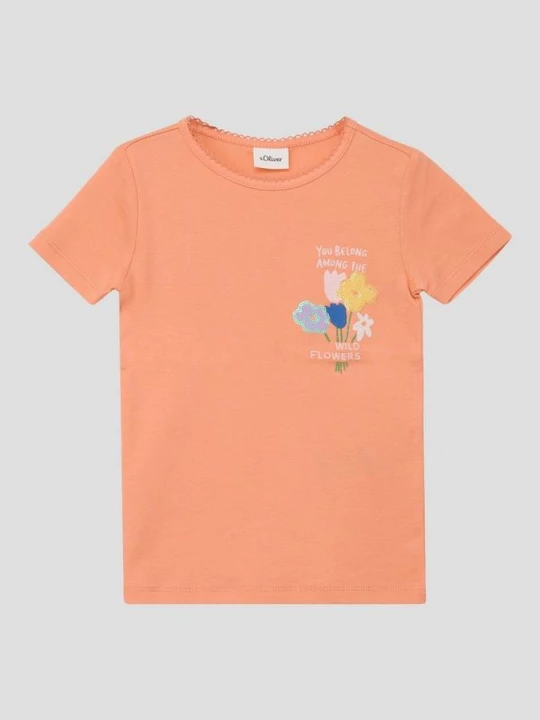 Foto van product T-shirt met pailletten en borduursel s.Oliver