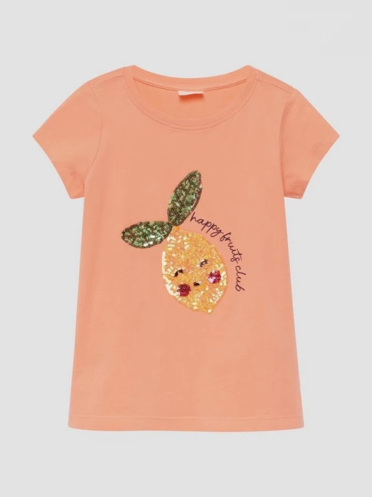 Foto van product T-shirt met pailletten in A-vorm s.Oliver