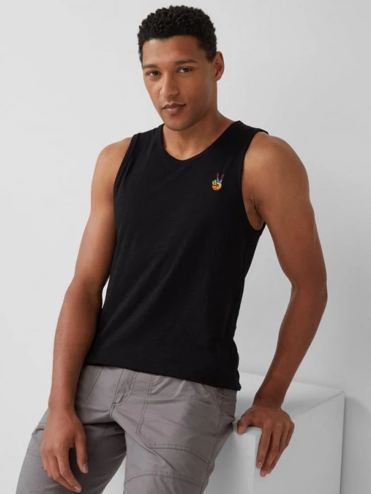 Foto van product T-shirt met Pride-motief s.Oliver zwart