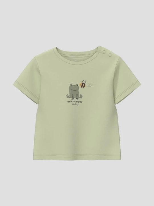 Foto van product T-shirt met print op voorzijde s.Oliver groen