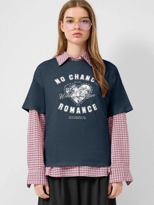 Foto van product T-shirt met print QS