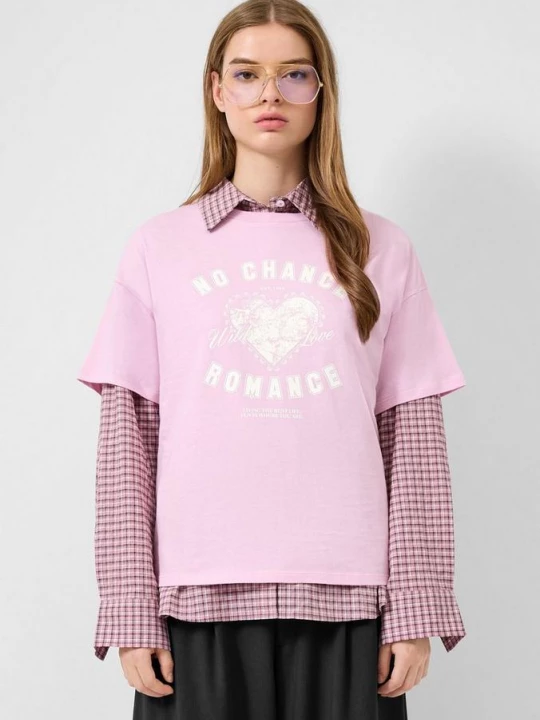 Foto van product T-shirt met print QS