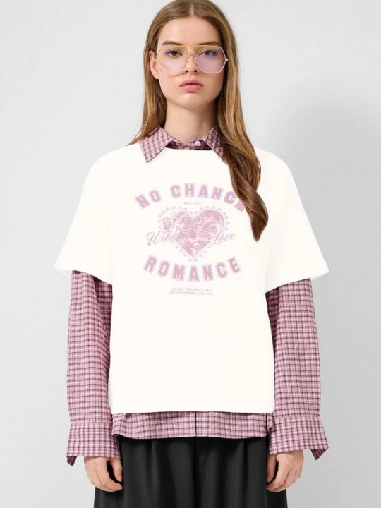 Foto van product T-shirt met print QS