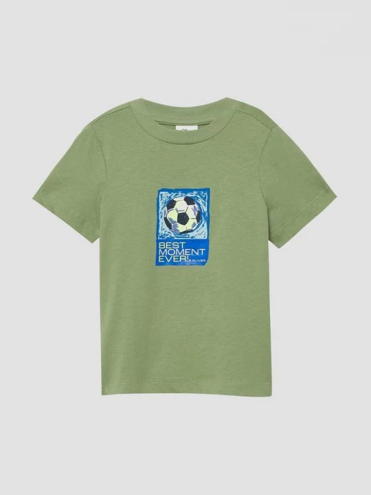 Foto van product T-shirt met print s.Oliver groen