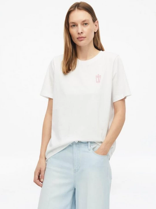 Foto van product T-shirt met print s.Oliver wit