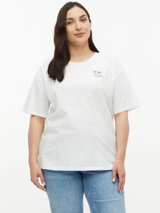 Foto van product T-shirt met print s.Oliver wit