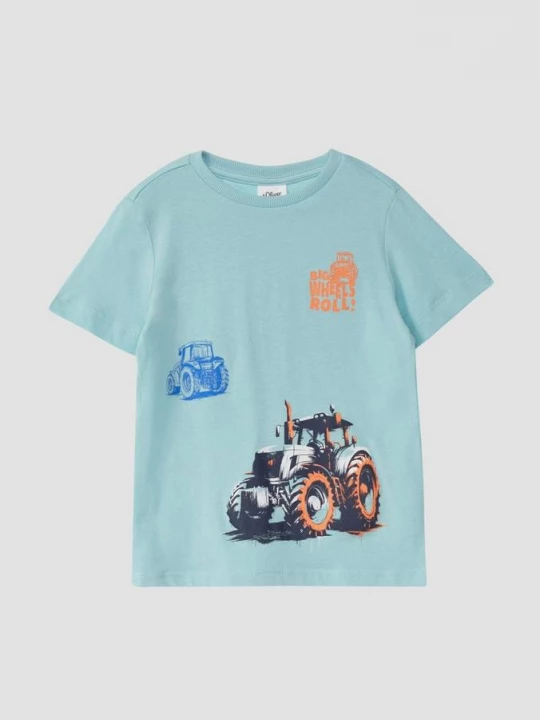 Foto van product T-shirt met printvarianten aan de voorkant s.Oliver