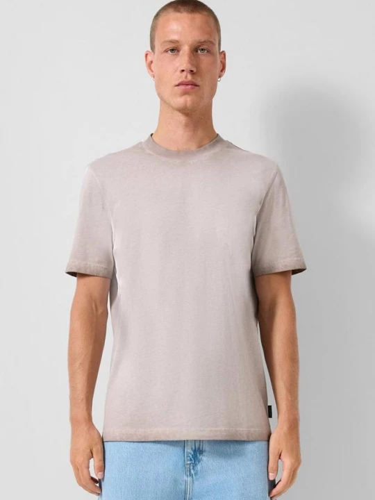 Foto van product T-shirt met ronde hals en gewassen effect in een relaxte pasvorm QS