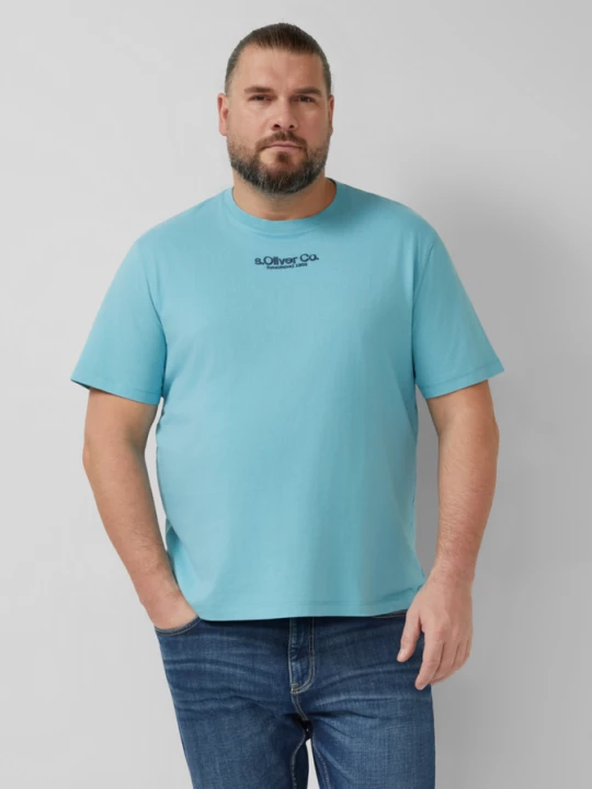 Foto van product T-shirt met ronde hals en logoprint s.Oliver