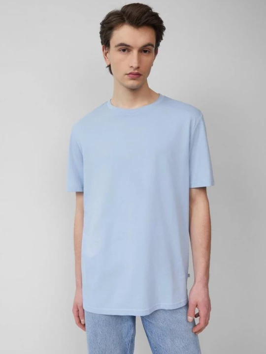 Foto van product T-shirt met ronde hals QS blauw