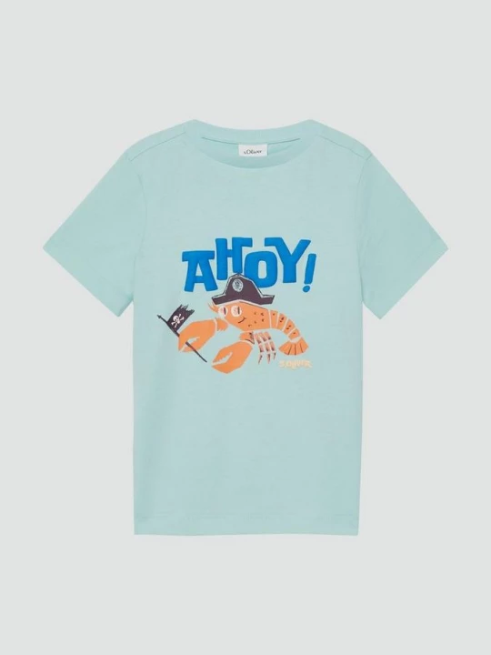 Foto van product T-shirt met schuimopdruk s.Oliver