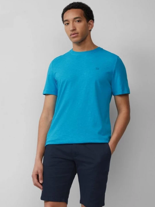 Foto van product T-shirt met slubstructuur en logoprint s.Oliver