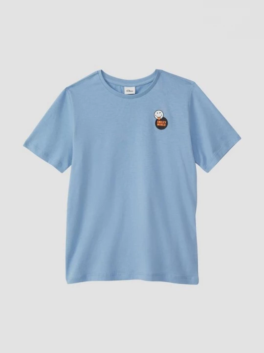 Foto van product T-shirt met Smiley®-print s.Oliver blauw