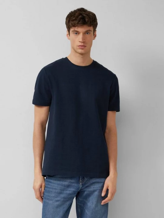 Foto van product T-shirt met structuur van puur katoen s.Oliver blauw