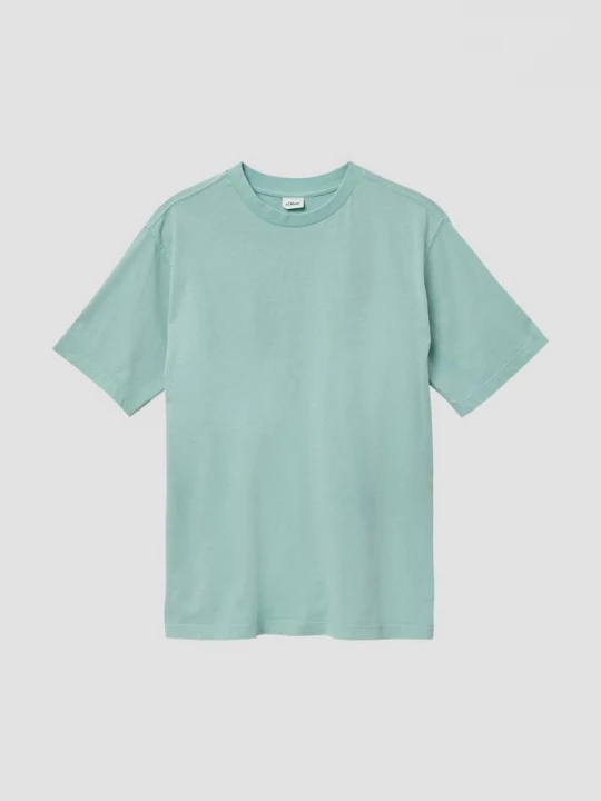 Foto van product T-shirt met used effect en print op de achterkant s.Oliver