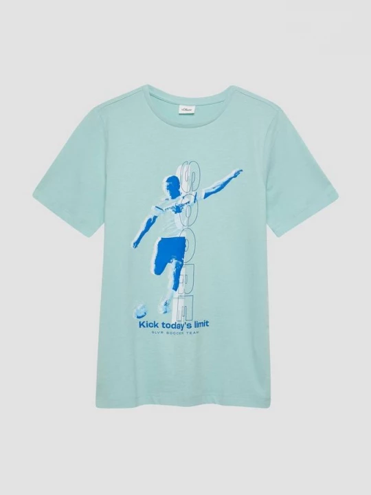 Foto van product T-shirt met voetbalprint s.Oliver