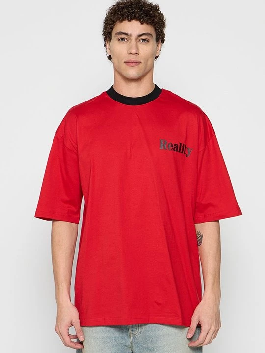 Foto van product T-shirt print 2Y Premium rood