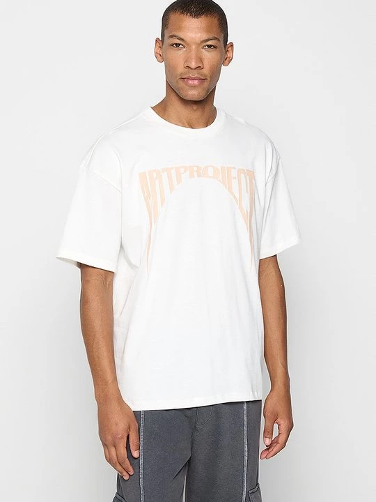 Foto van product T-shirt print 2Y Premium wit