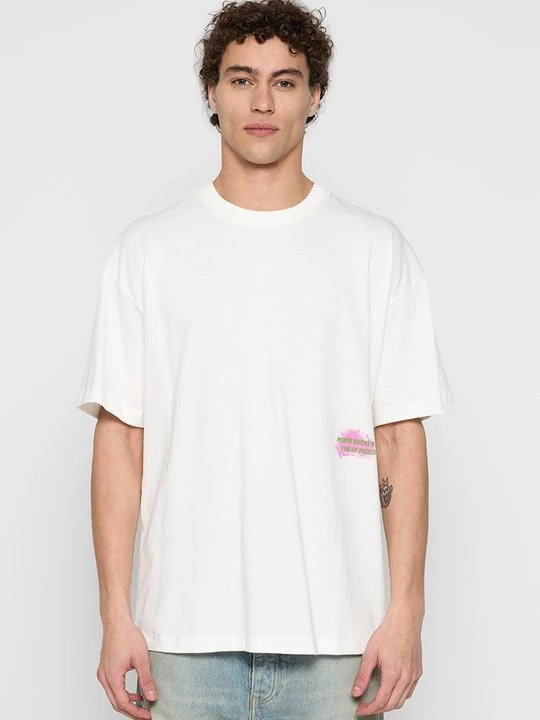 Foto van product T-shirt print 2Y Premium wit