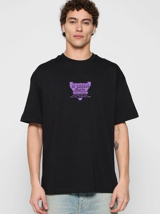 Foto van product T-shirt print 2Y Premium zwart