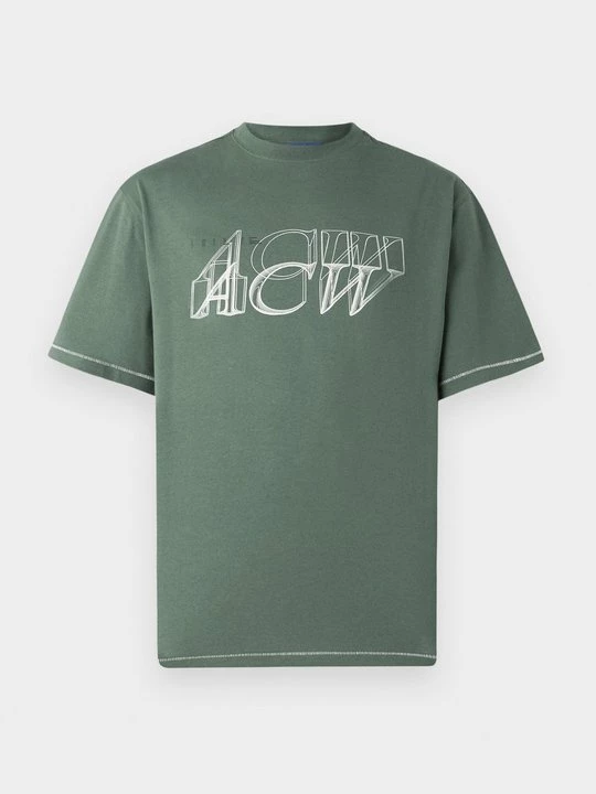 Foto van product T-shirt print A-Cold-Wall kaki