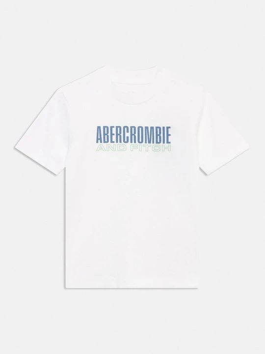 Foto van product T-shirt print Abercrombie & Fitch wit