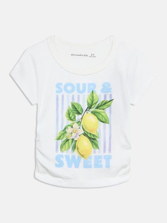 Foto van product T-shirt print Abercrombie & Fitch wit