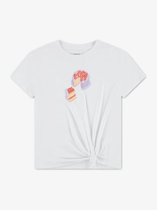 Foto van product T-shirt print Abercrombie & Fitch wit