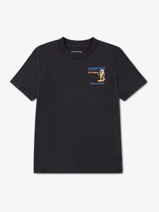Foto van product T-shirt print Abercrombie & Fitch zwart
