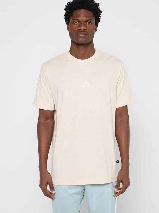 Foto van product T-shirt print Adidas beżowy