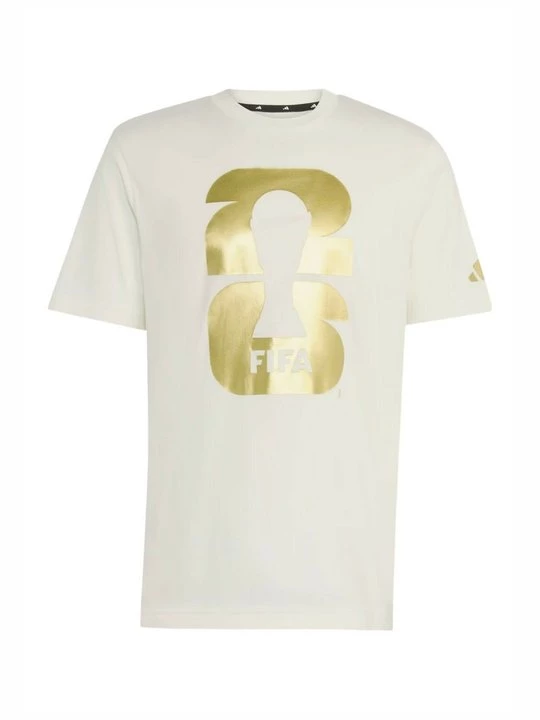 Foto van product T-shirt print Adidas crème