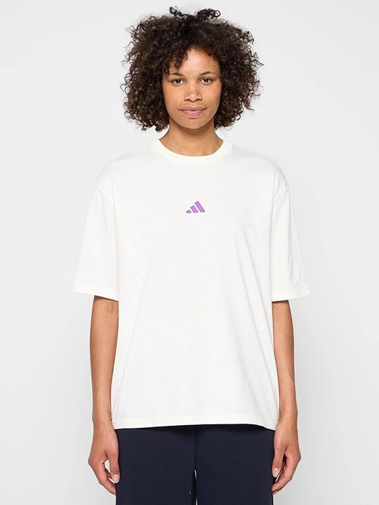 Foto van product T-shirt print Adidas crème