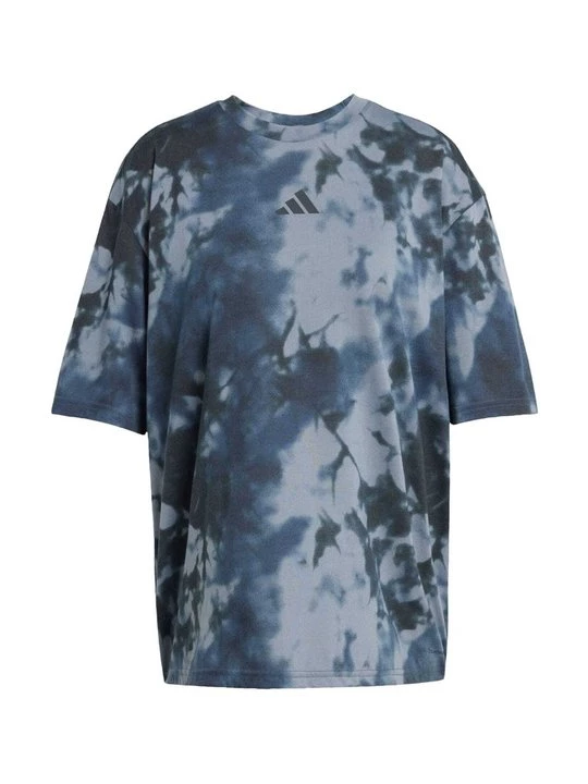 Foto van product T-shirt print Adidas donkerblauw