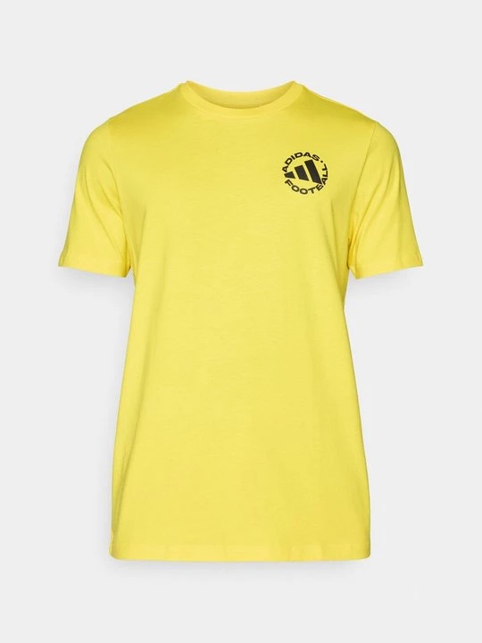 Foto van product T-shirt print Adidas geel