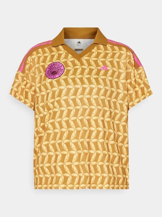 Foto van product T-shirt print Adidas geel