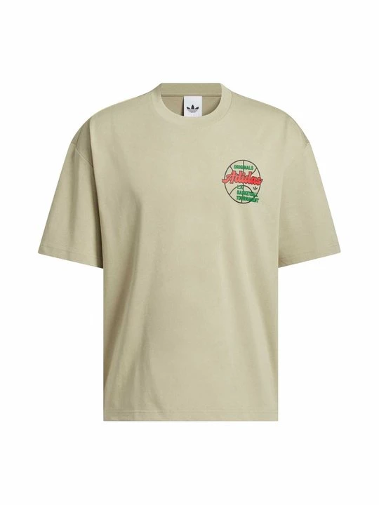 Foto van product T-shirt print adidas Originals beżowy